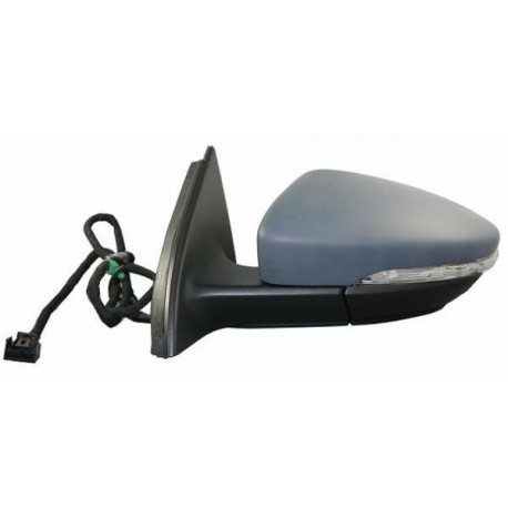 Retrovisore elettrico termico asferico con freccia verniciabile 6 pin sx