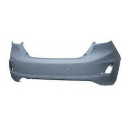 Paraurti posteriore verniciabile con fori park distance control