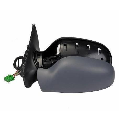 Retrovisore elettrico termico asferico con luce di cortesia verniciabile sx