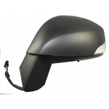 Retrovisore elettrico termico asferico con sonda con freccia nero 9 pin sx