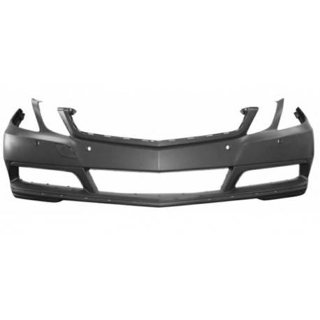 Paraurti anteriore verniciabile con 6 fori sensori e luce diurna led