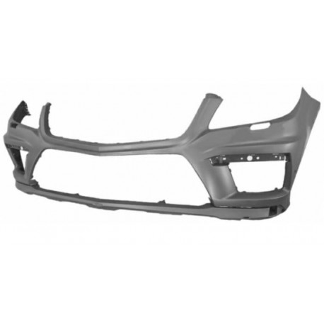 Paraurti anteriore verniciabile con fori lavafari e sensori