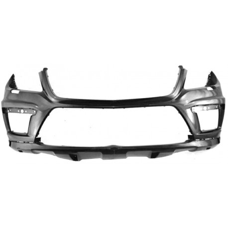 Paraurti anteriore verniciabile con fori lavafari e sensori versione AMG