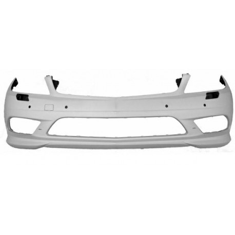 Paraurti anteriore verniciabile con fori lavafari e park distance control e park assist versione AMG