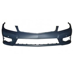 Paraurti anteriore verniciabile con fori lavafari e sensori versione AMG