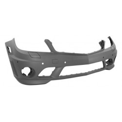 Paraurti anteriore verniciabile con fori lavafari e sensori versione AMG