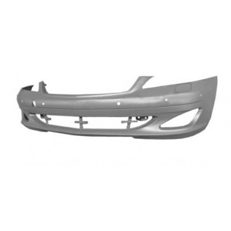 Paraurti anteriore verniciabile con fori lavafari e sensori