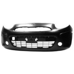 Paraurti anteriore verniciabile con fori sensori e cornice griglia
