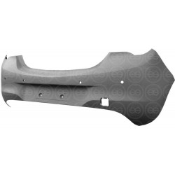 Paraurti posteriore verniciabile bicolore