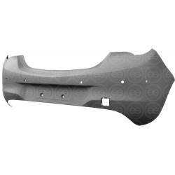 Paraurti posteriore verniciabile bicolore con fori park distance control e park assist