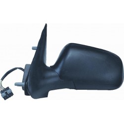 Retrovisore elettrico termico asferico nero verniciabile sx