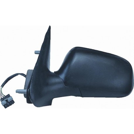 Retrovisore elettrico termico asferico nero verniciabile sx