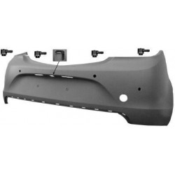 Paraurti posteriore verniciabile completo di 4 sensori e foro telecamera