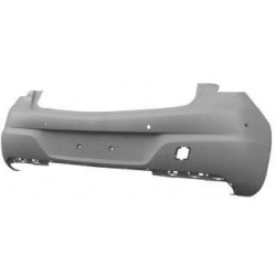 Paraurti posteriore verniciabile con fori park distance control e park assist