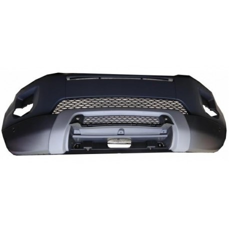 Paraurti anteriore verniciabile con fori lavafari e sensori versione Pure