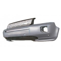 Paraurti anteriore verniciabile con fori lavafari sensori e fori modanatura