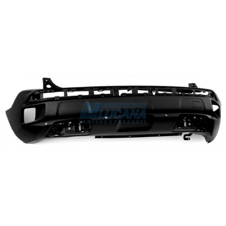 Paraurti posteriore verniciabile con fori park distance control