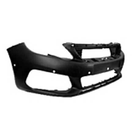 Paraurti anteriore verniciabile con fori park distance control e park assist