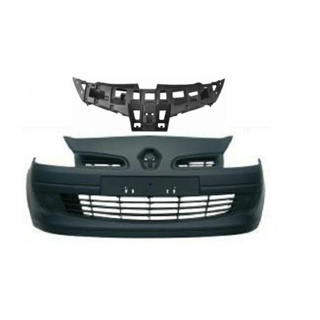 Paraurti anteriore completo verniciabile con supporto e predisposizione fori fendinebbia