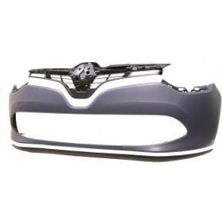 Paraurti anteriore verniciabile con griglia superiore e spoiler