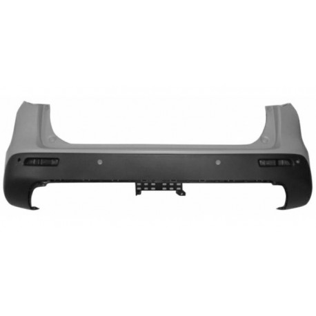 Paraurti posteriore verniciabile con fori park distance control