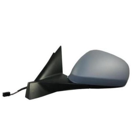 Retrovisore elettrico termico blu asferico verniciabile sx