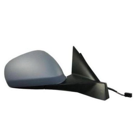 Retrovisore elettrico termico blu con sonda verniciabile dx