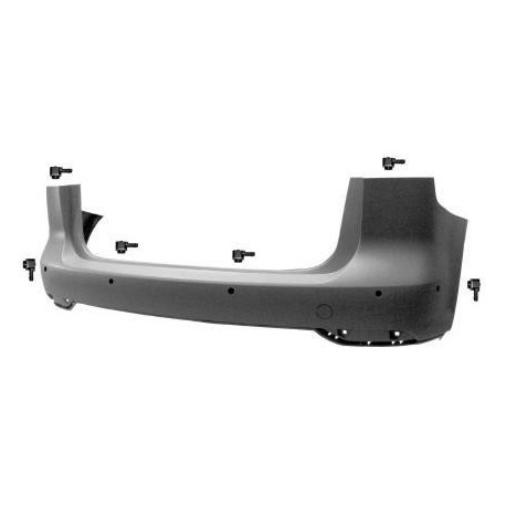 Paraurti posteriore verniciabile completo di 6 sensori