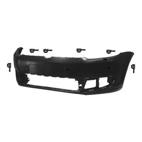 Paraurti anteriore verniciabile con fori lavafari completo di 6 sensori