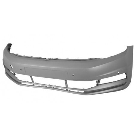 Paraurti anteriore verniciabile con fori park distance control e park assist