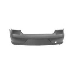 Paraurti posteriore verniciabile senza fori modanatura cromata