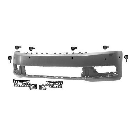 Paraurti anteriore verniciabile con fori lavafari completo di 6 sensori