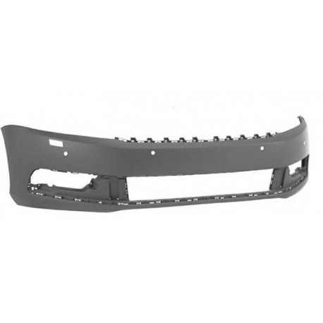 Paraurti anteriore verniciabile con fori lavafari e sensori