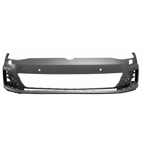 Paraurti anteriore verniciabile con fori lavafari e park distance control con tracce fori park assist modelli GTI - GTD