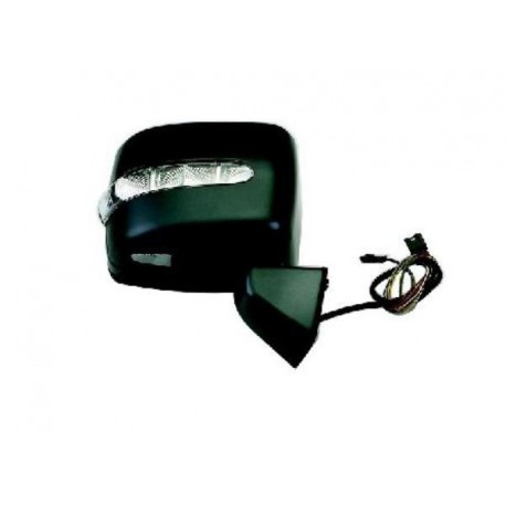 Retrovisore elettrico termico con freccia a led e luce di cortesia con memoria verniciabile asferico dx