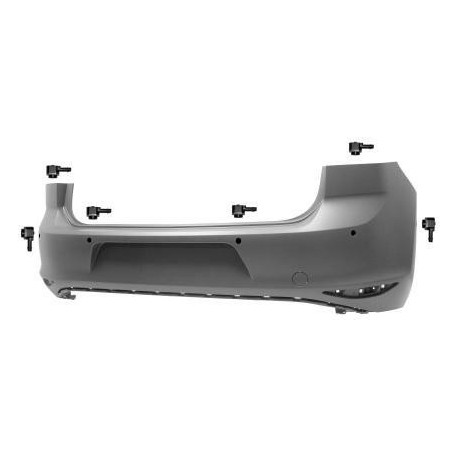 Paraurti posteriore verniciabile completo di 6 sensori