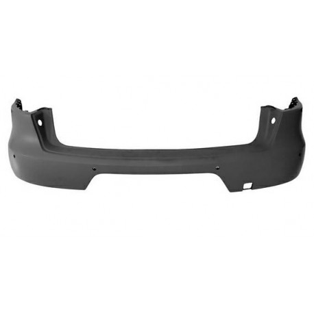 Paraurti posteriore superiore verniciabile con fori park distance control e telecamera