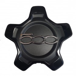 Kit serie 4 coprimozzi coppa ruota per cerchi in lega con bordo nero