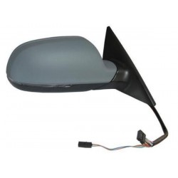 Retrovisore elettrico termico con freccia a led verniciabile 8 pin lato passeggero dx