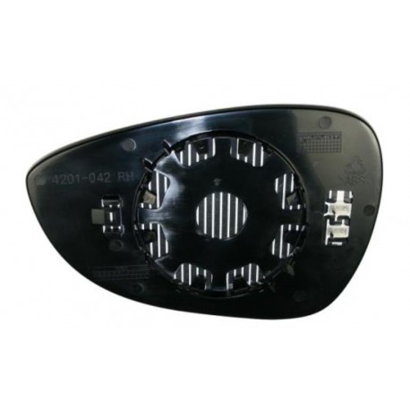 Piastra specchietto termica con vetro asferico lato passeggero - dx