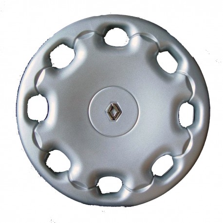 Copricerchio singolo coppa ruota Renault Laguna logo cromato diametro 13