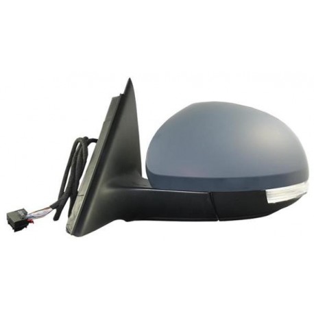 Retrovisore elettrico termico con freccia con luce di cortesia verniciabile 9 pin sx