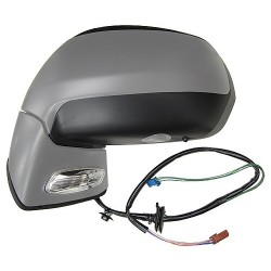 Retrovisore elettrico termico con freccia con luce di cortesia verniciabile sx