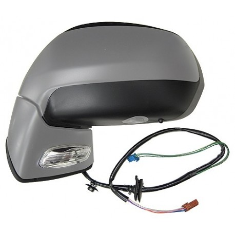 Retrovisore elettrico termico con freccia con luce di cortesia verniciabile sx