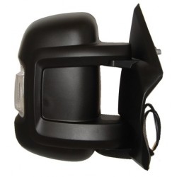 Retrovisore elettrico termico con freccia integrata nero dx