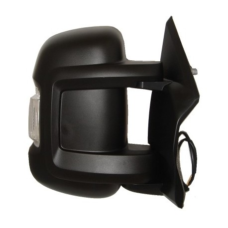 Retrovisore elettrico termico con freccia integrata nero dx