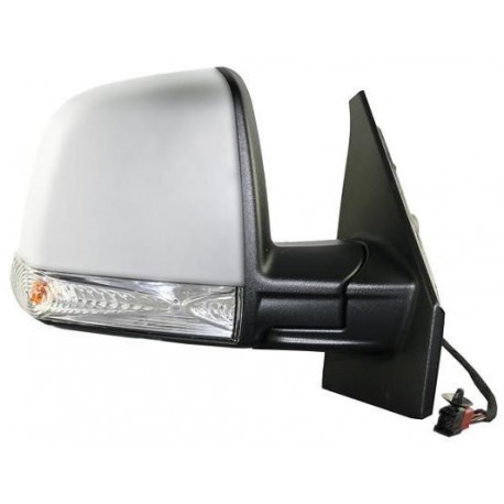 Retrovisore elettrico termico con freccia integrata verniciabile 6 pin modello Combi - Panorama dx
