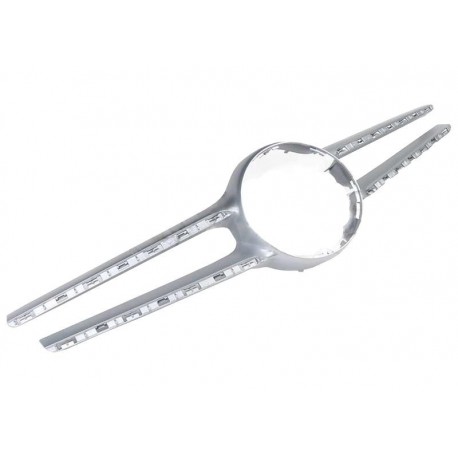 Modanatura griglia mascherina argento con foro telecamera versione Avantgarde