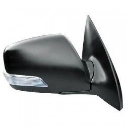 Retrovisore elettrico termico con freccia nero dx