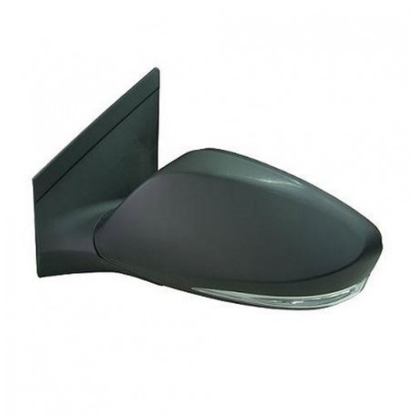 Retrovisore elettrico termico con freccia nero sx